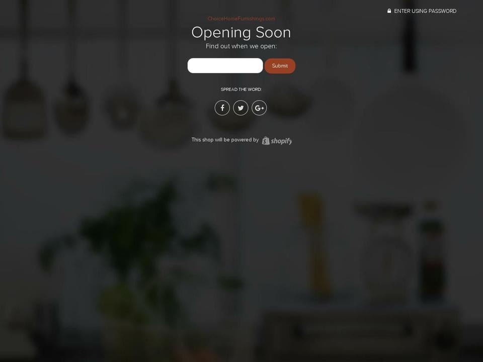 choicehomefurnishings.com shopify website screenshot