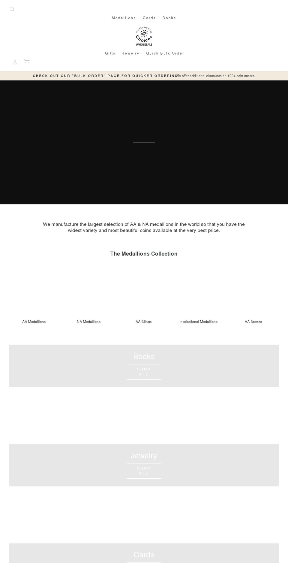 choicesgiftswholesale.com shopify website screenshot