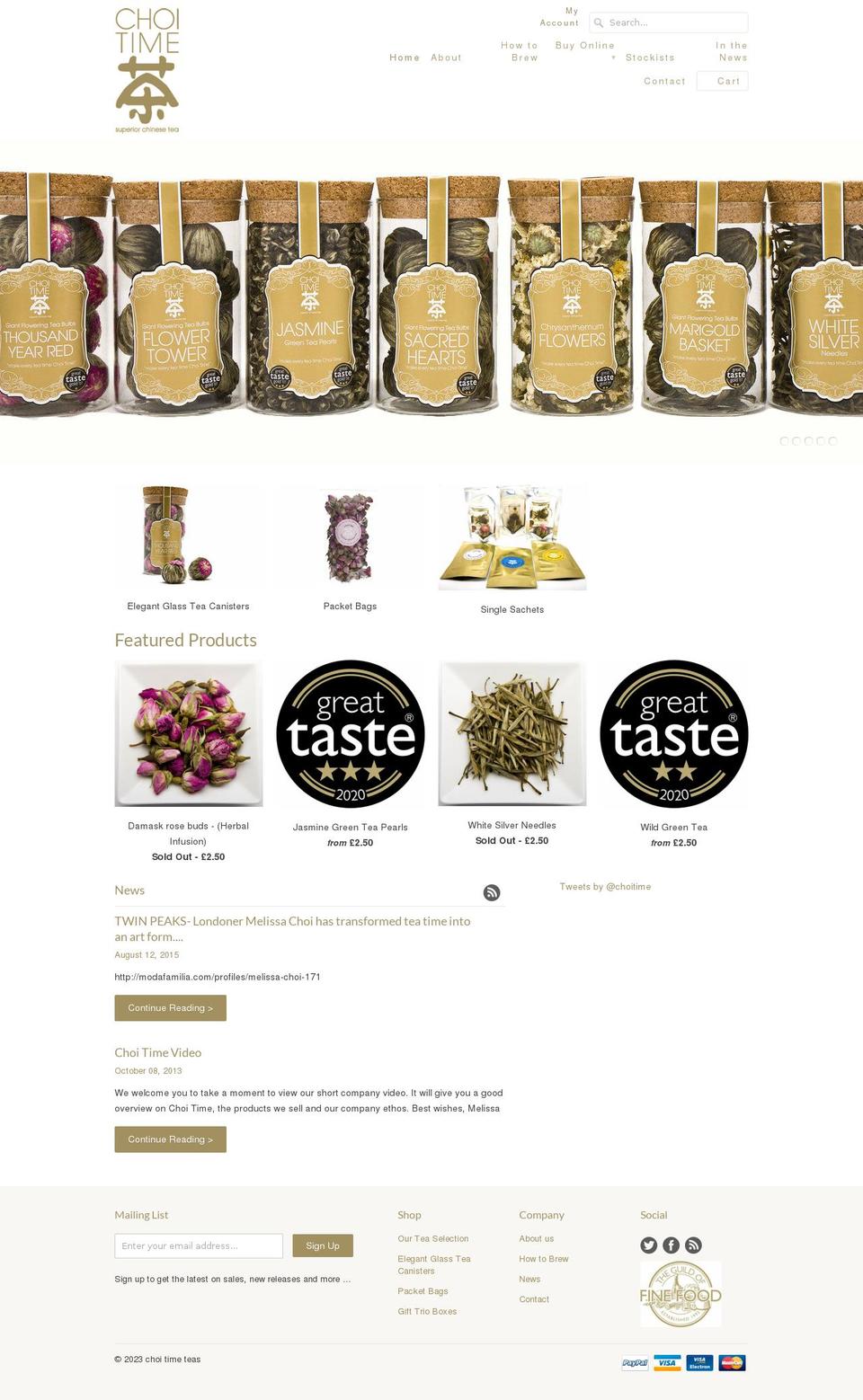 choitime.co.uk shopify website screenshot