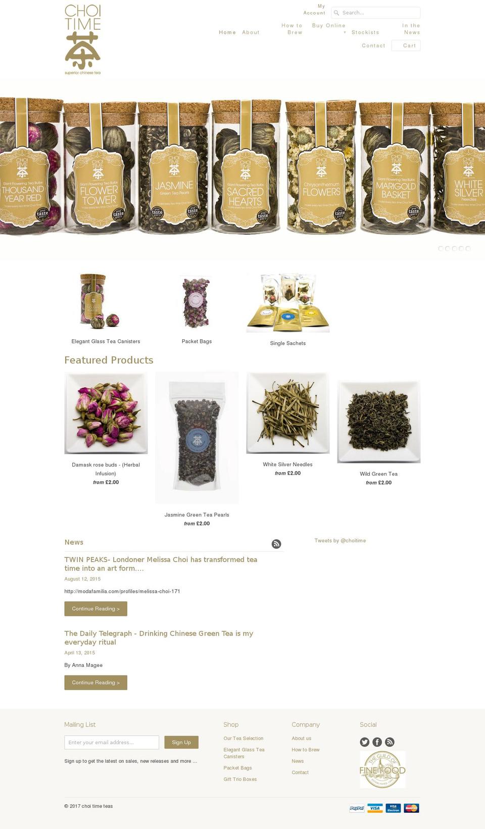 choitime.com shopify website screenshot