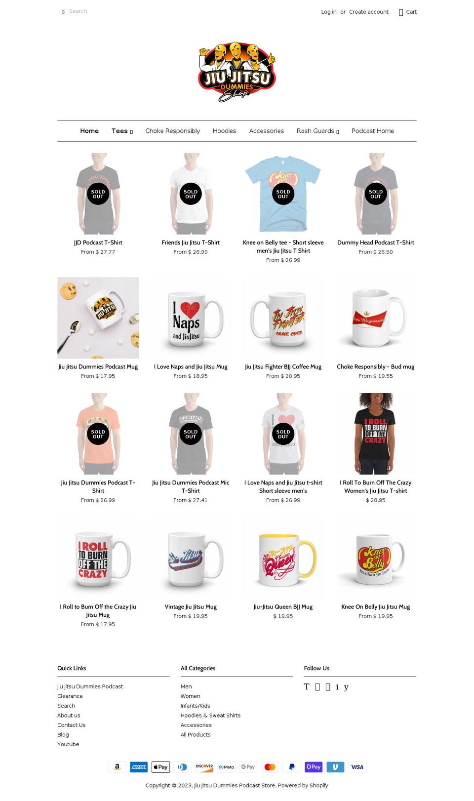 chokeresponsibly.com — Shopify storefront screenshot