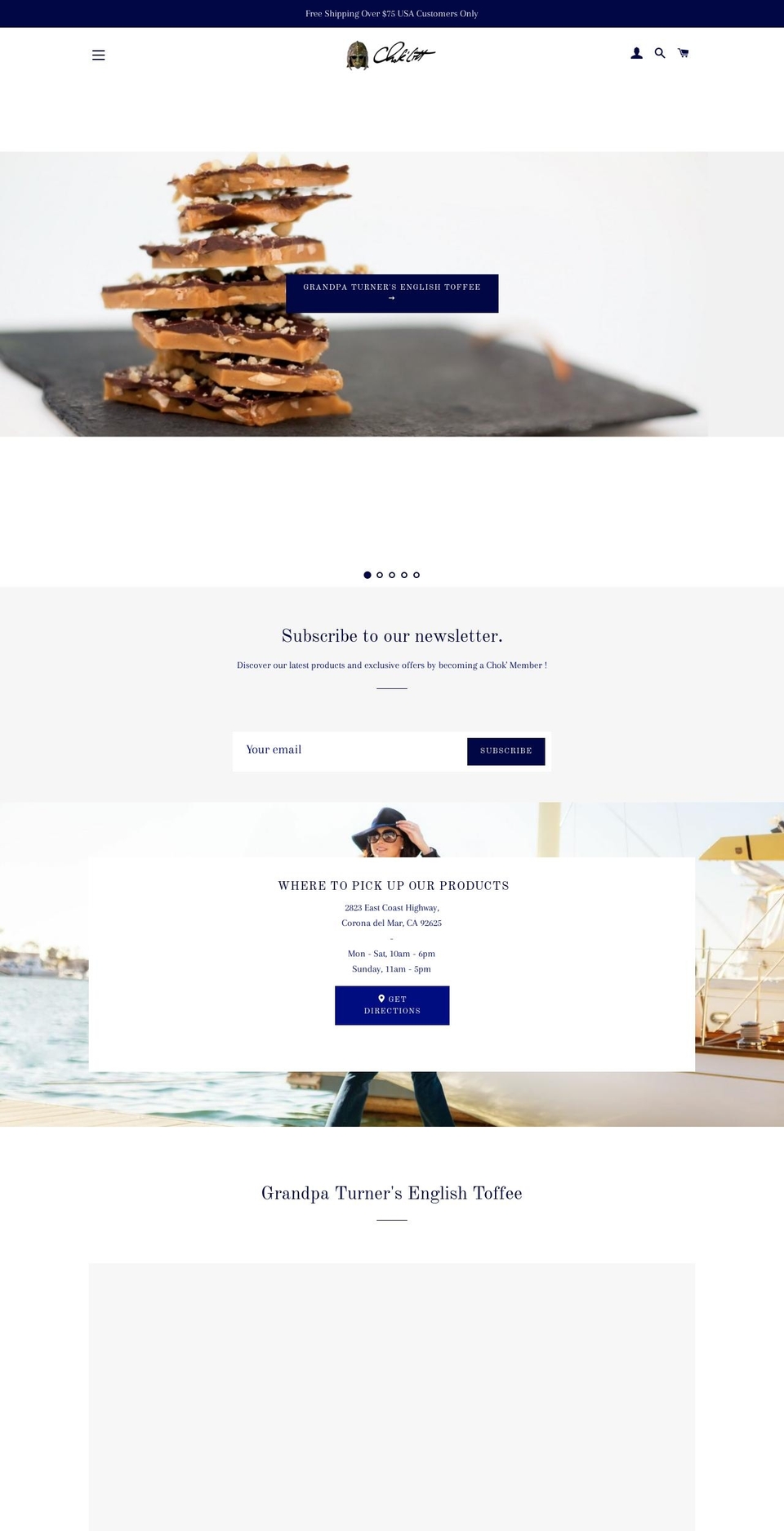 choklitt.com shopify website screenshot