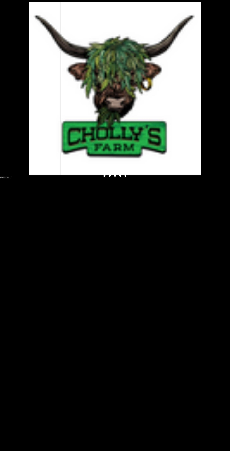 chollysfarm.com shopify website screenshot