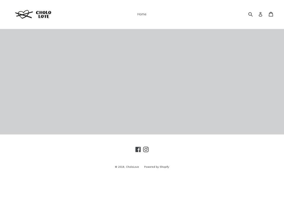chololove.com — Shopify storefront screenshot