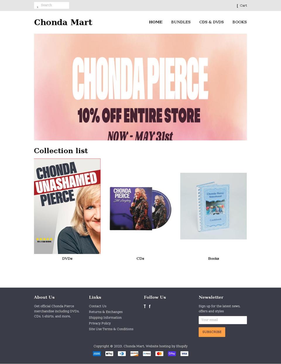 Threadify Shopify theme site example chonda-mart.myshopify.com