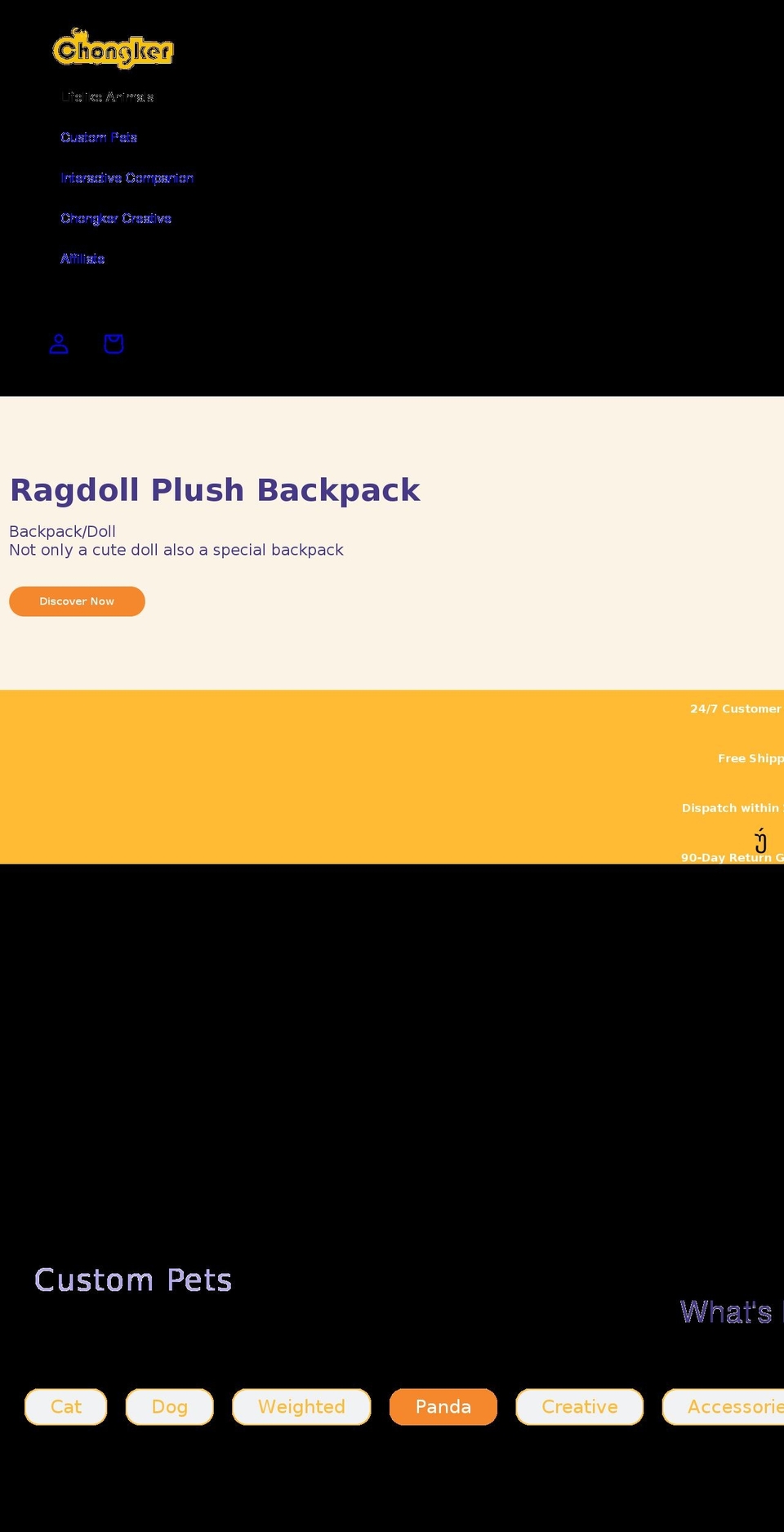 chongker.com shopify website screenshot