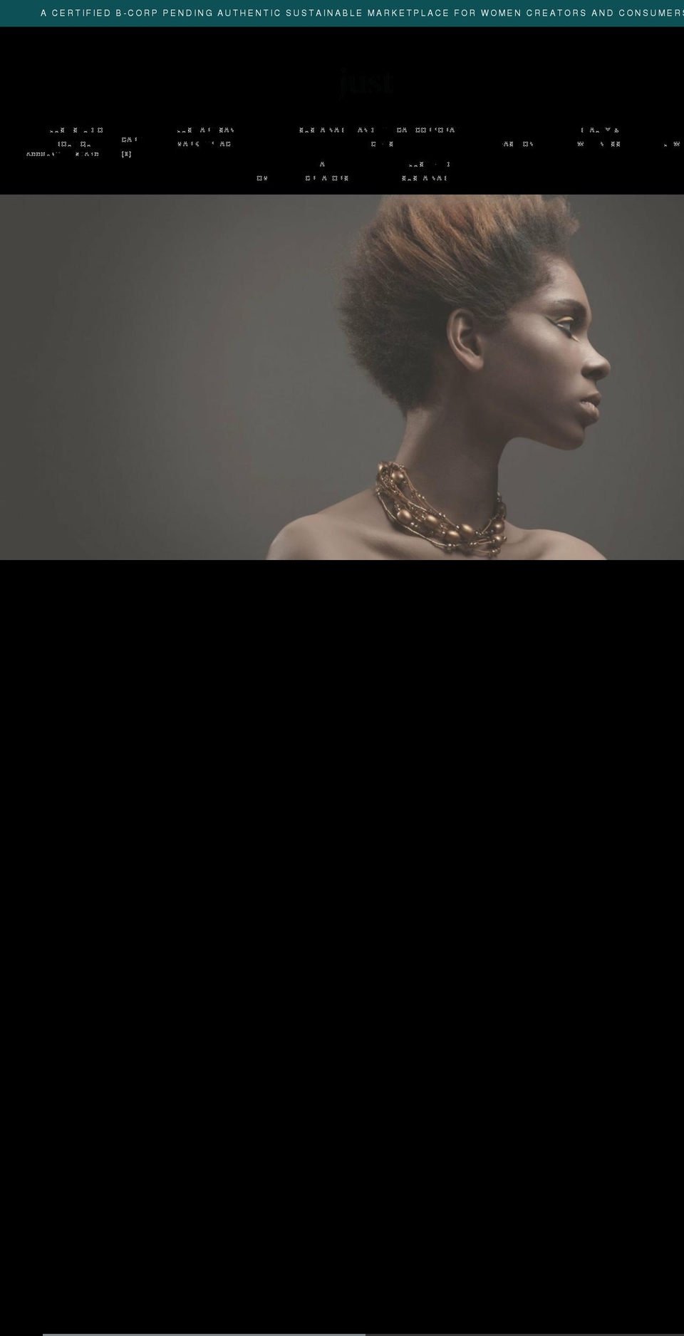 choosejust.com shopify website screenshot