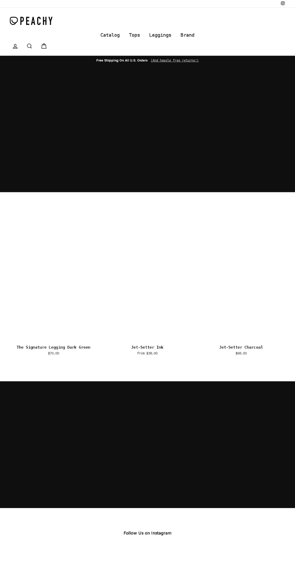 choosepeachy.com shopify website screenshot