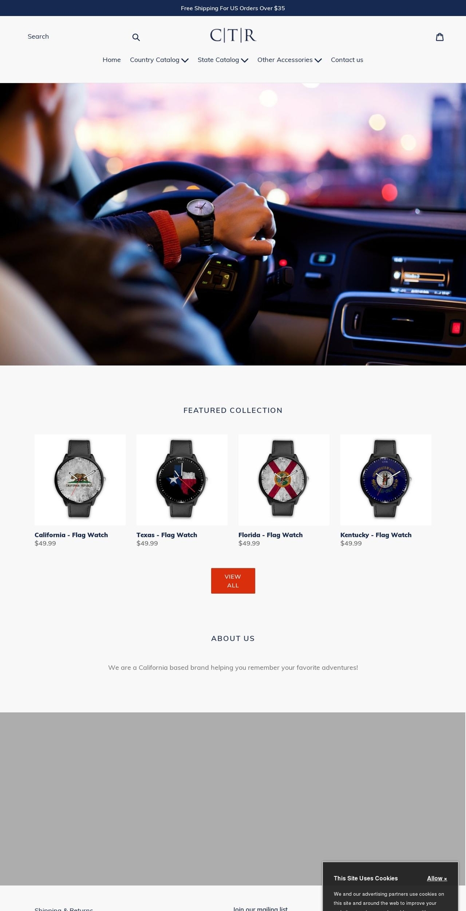 choosetorep.com shopify website screenshot