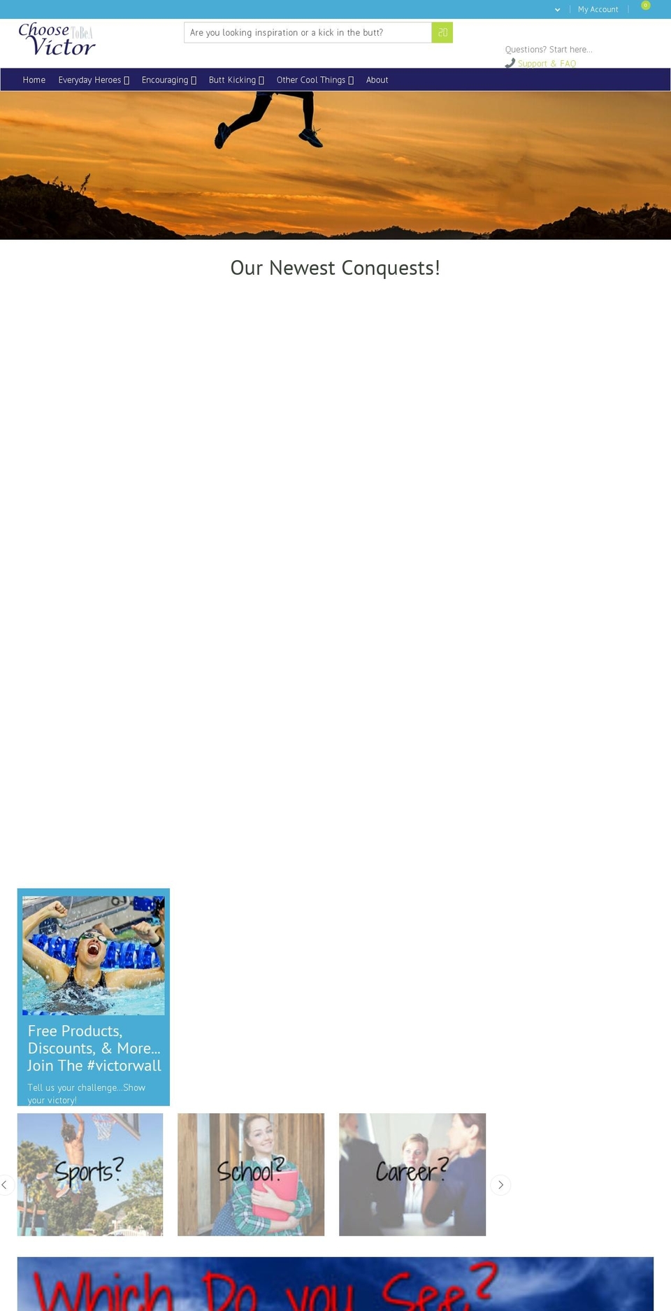 choosevictor.com shopify website screenshot