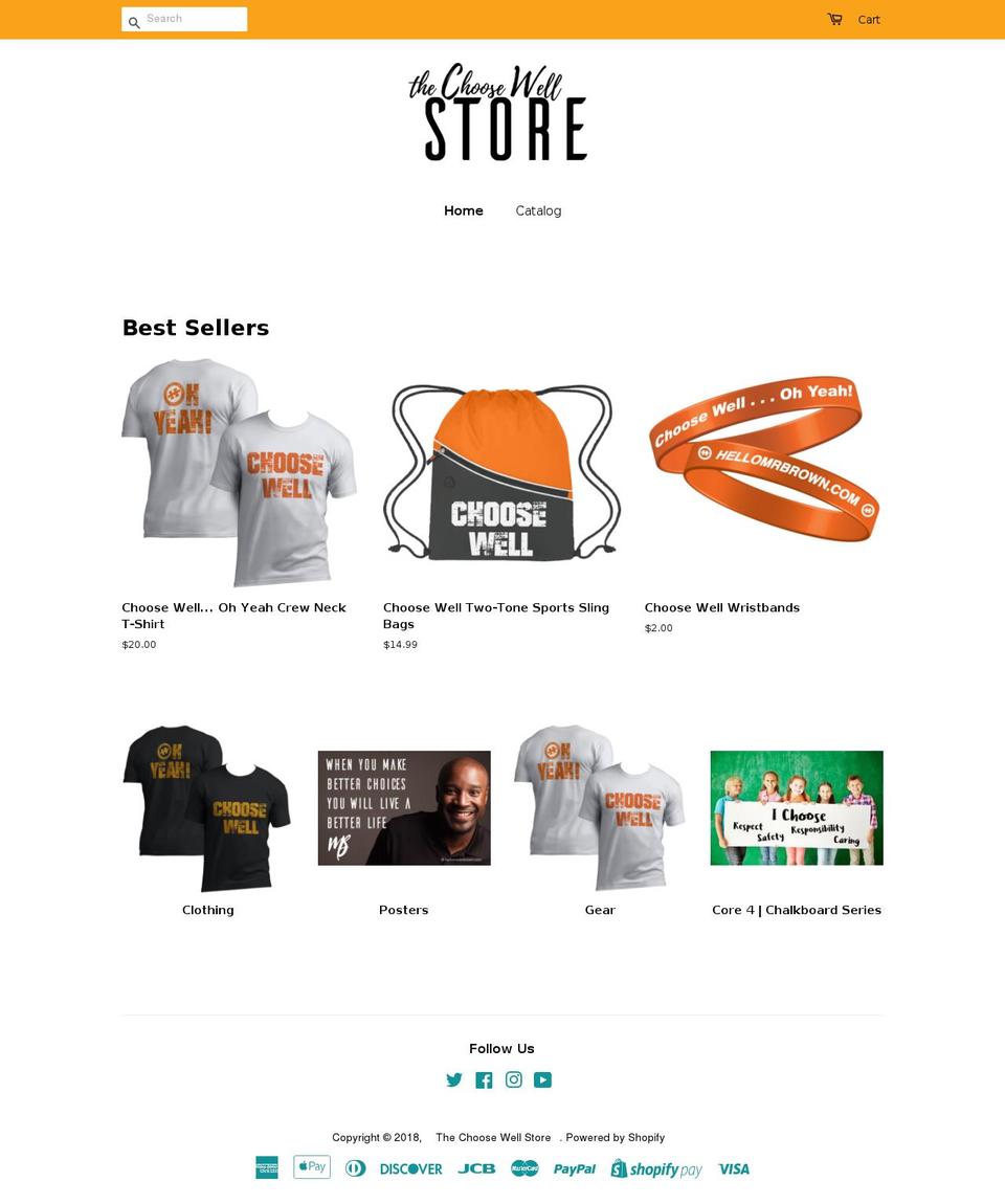 choosewellmedia.com — Shopify storefront screenshot