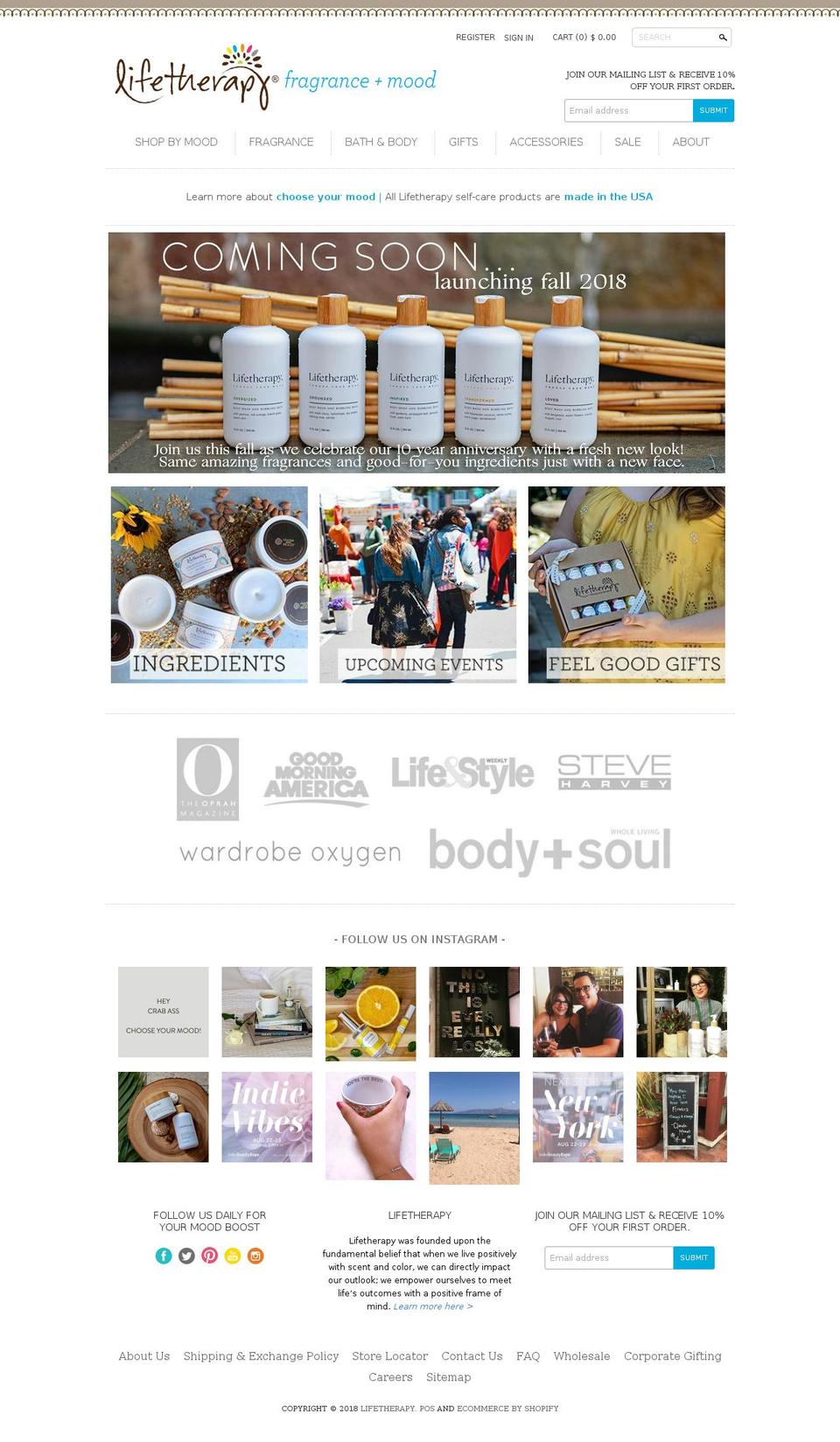 [Ticket LT-6] LifeTherapy Shopify theme site example chooseyourmood.com