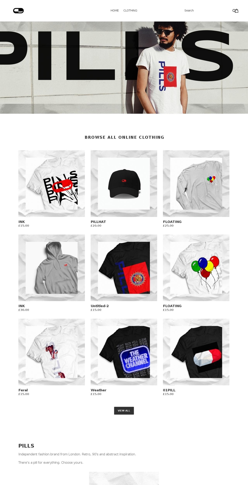 chooseyourpill.com — Shopify storefront screenshot