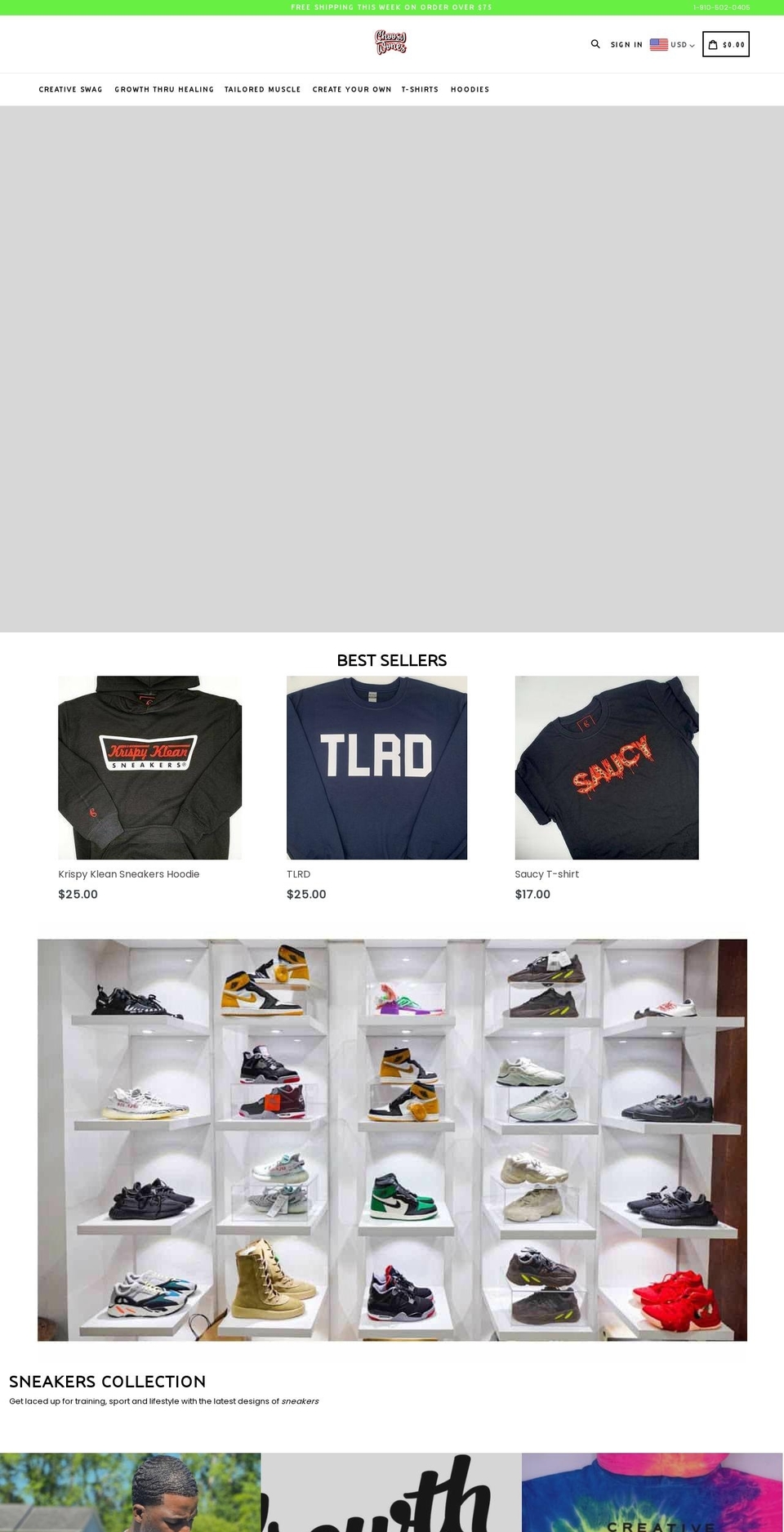 choosywones.com — Shopify storefront screenshot