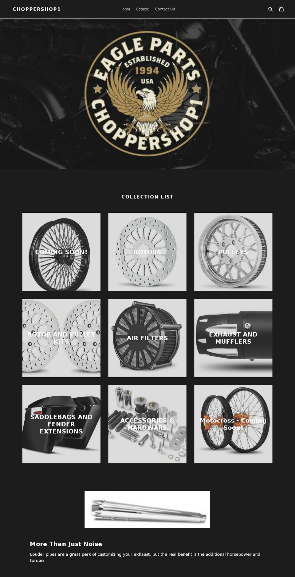 chopper-shop1.com shopify website screenshot