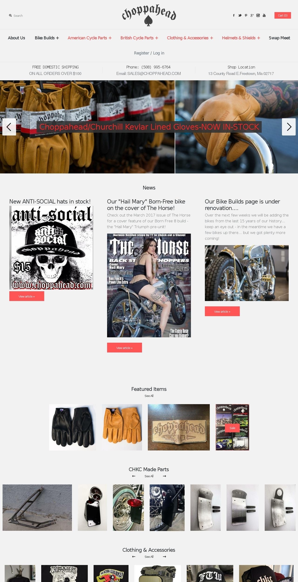 chopperanimals.com shopify website screenshot
