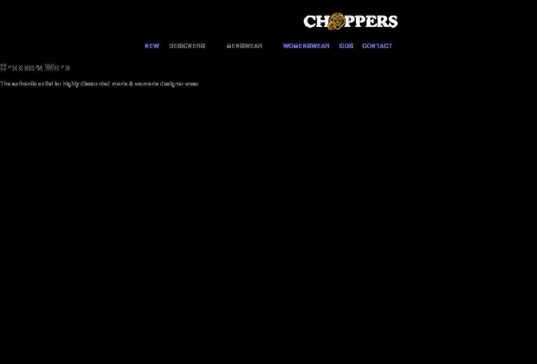 choppers.world shopify website screenshot