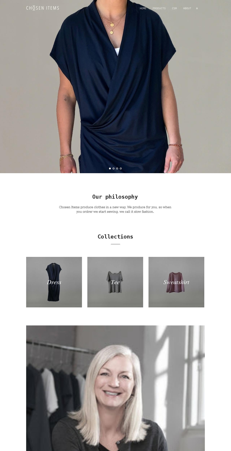 chosenitems.dk shopify website screenshot