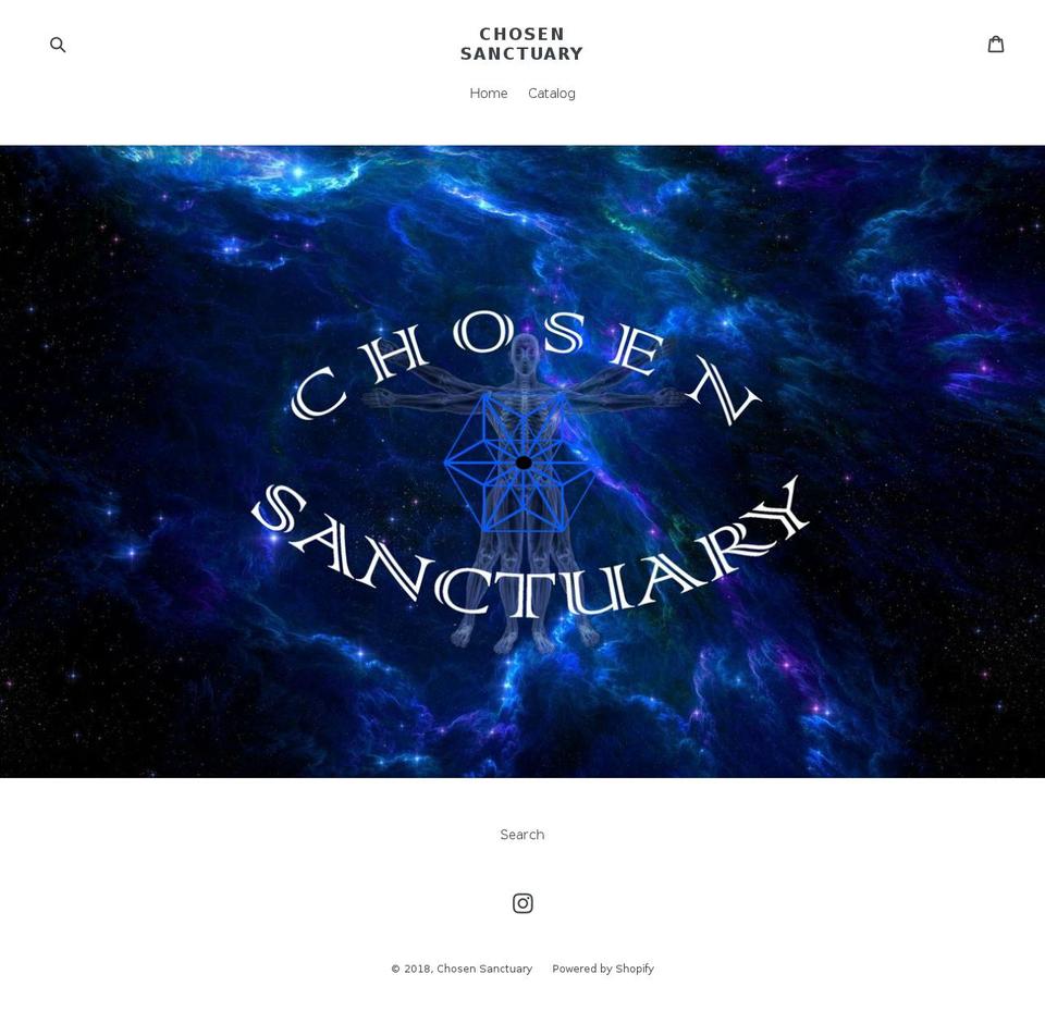 chosensanctuary.com — Shopify storefront screenshot