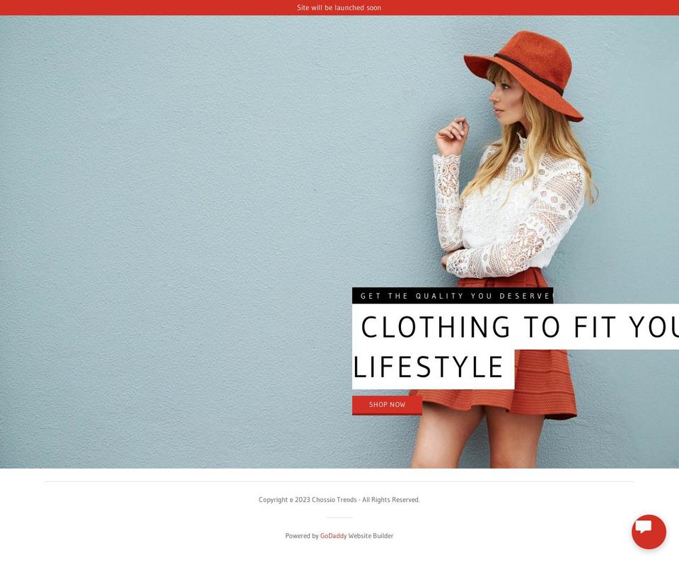 chossio.com — Shopify storefront screenshot