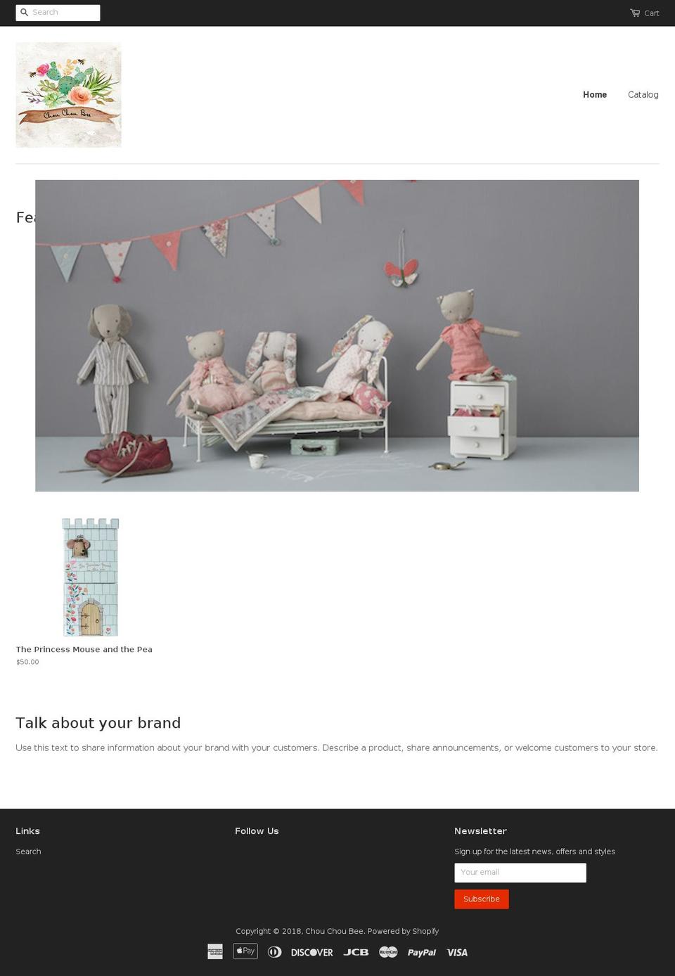 chouchoubee.com — Shopify storefront screenshot
