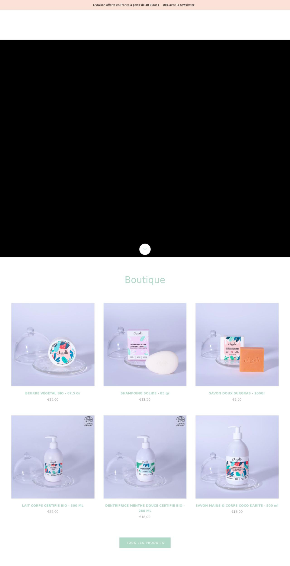 chouetteparis.com shopify website screenshot