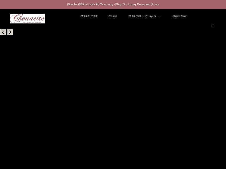 chounette.com shopify website screenshot