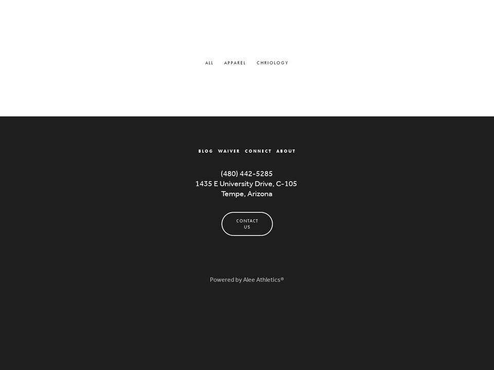 chriologyusa.com shopify website screenshot