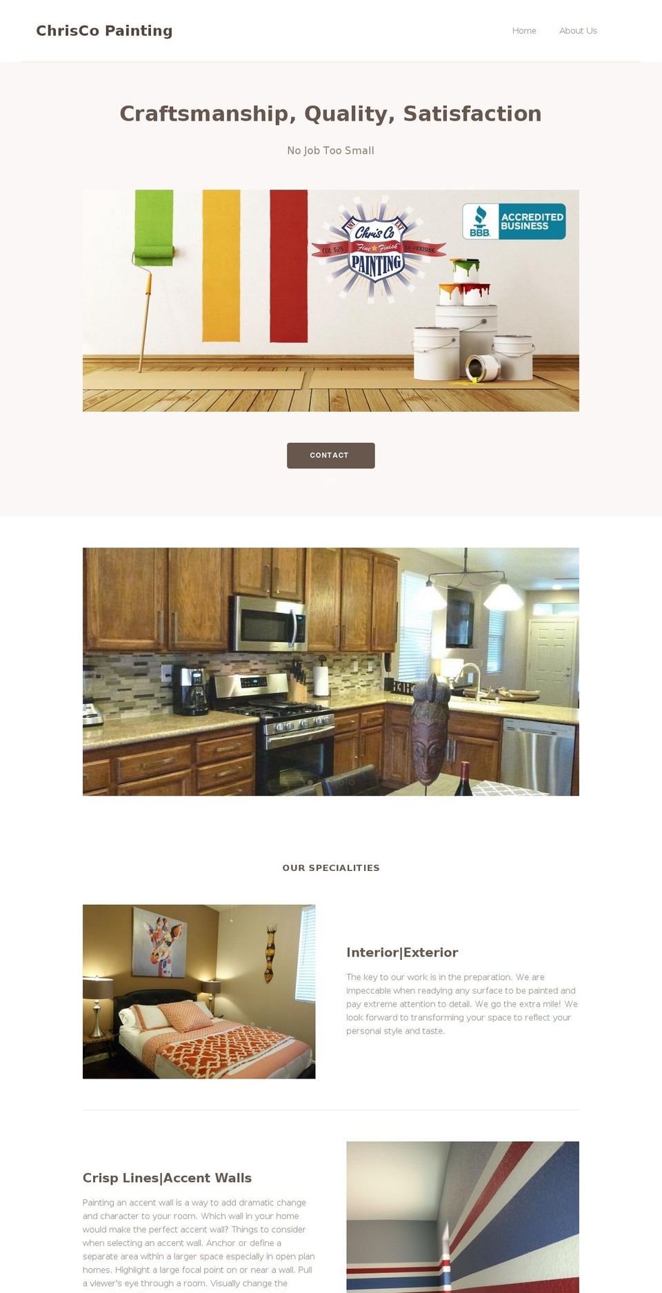 chriscopainting.com shopify website screenshot