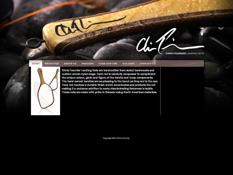 chrisfournierlandingnets.com shopify website screenshot