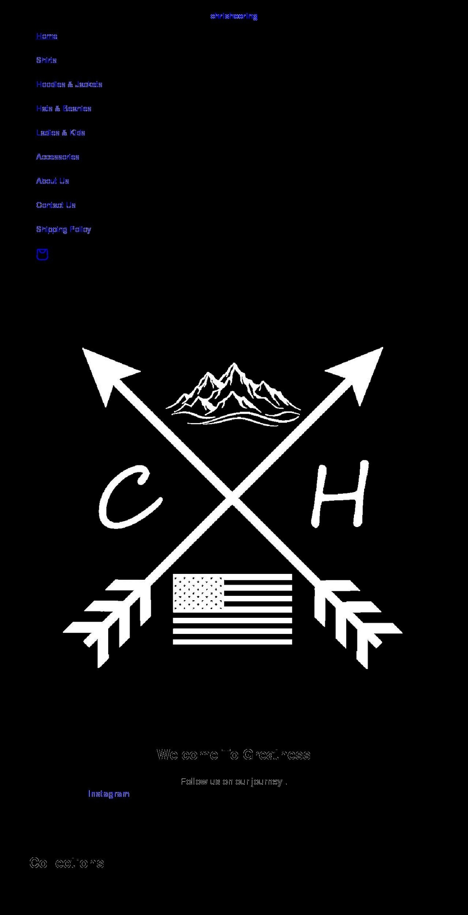 chrisheering.com — Shopify storefront screenshot
