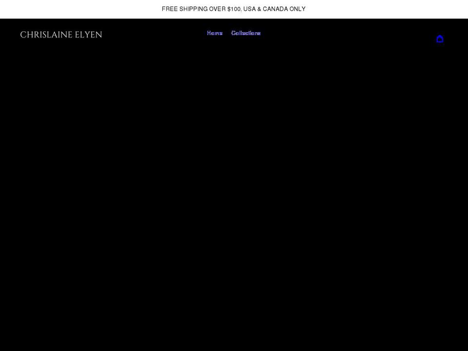 chrislaineelyen.com shopify website screenshot