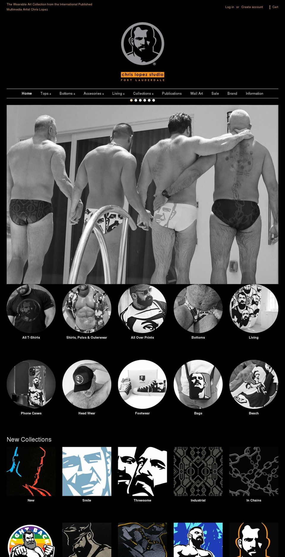 chrislopezstudio.com shopify website screenshot
