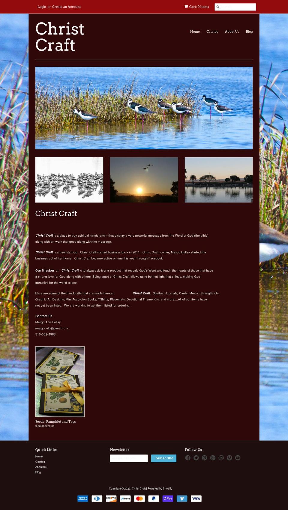 christ-craft.myshopify.com shopify website screenshot