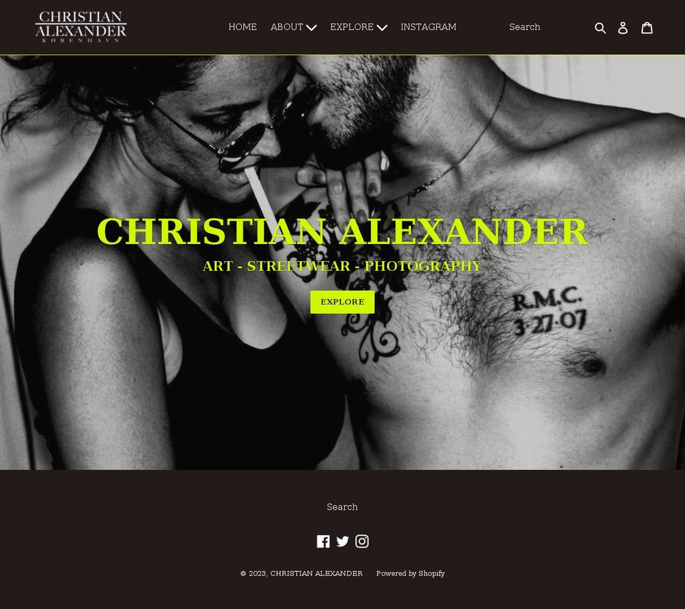 christian-alexander.shop shopify website screenshot