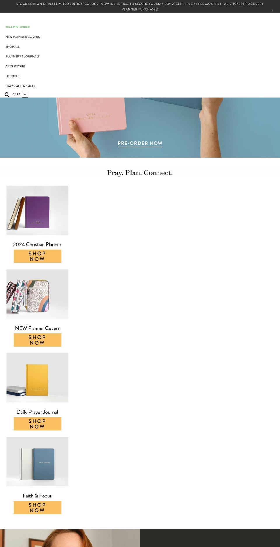 christian-planner.myshopify.com shopify website screenshot