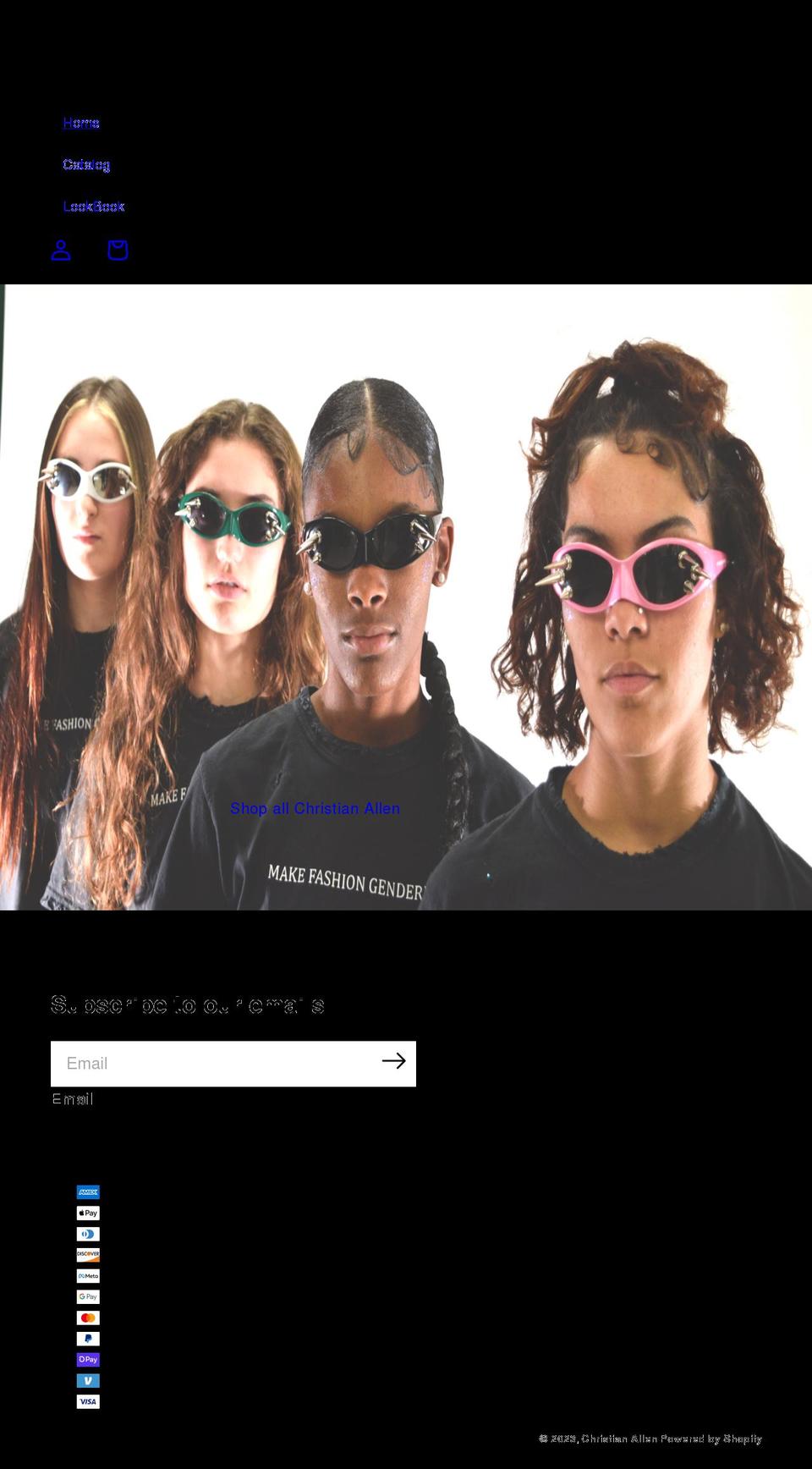 christianallen.co shopify website screenshot