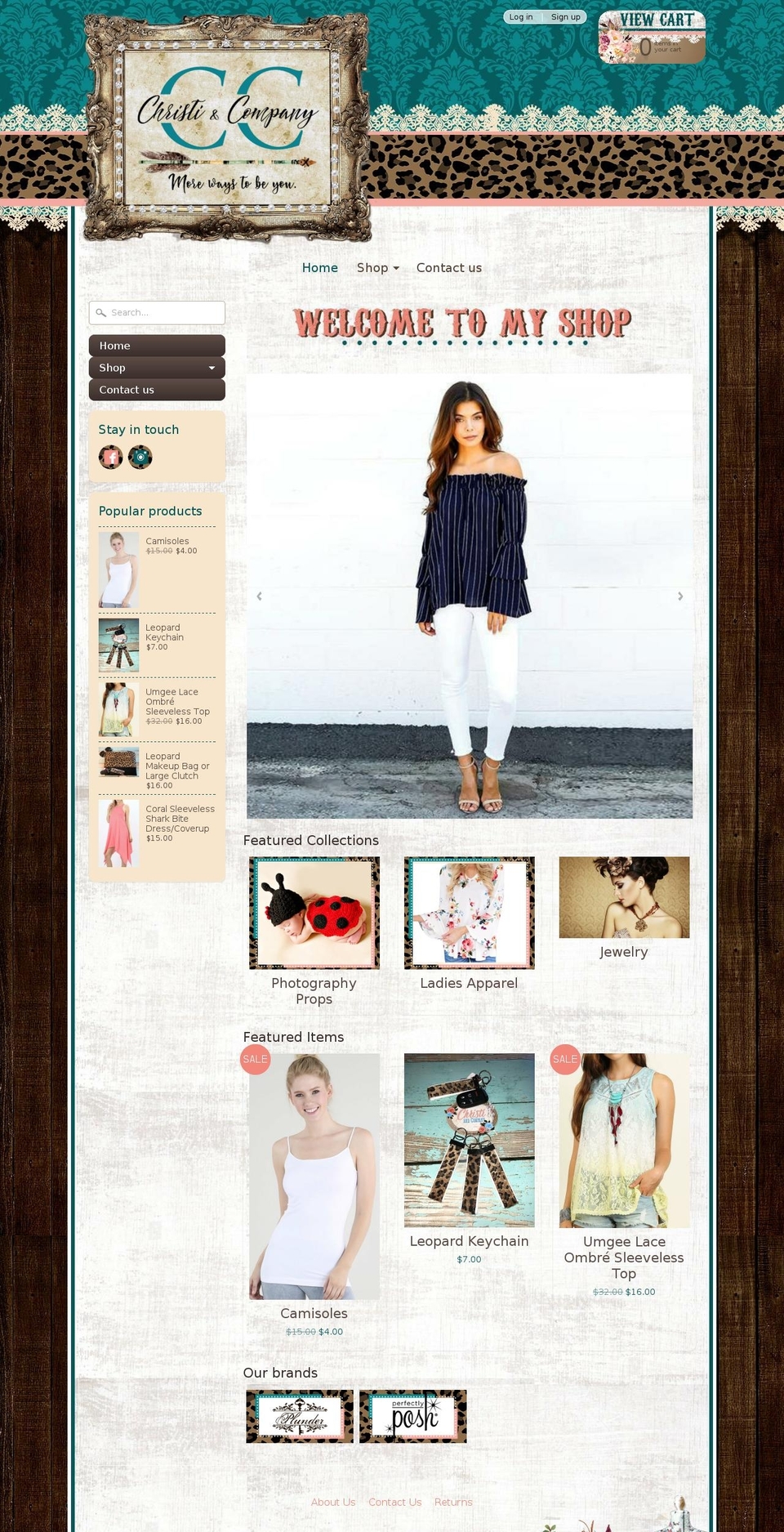 christiandcompany.com — Shopify storefront screenshot