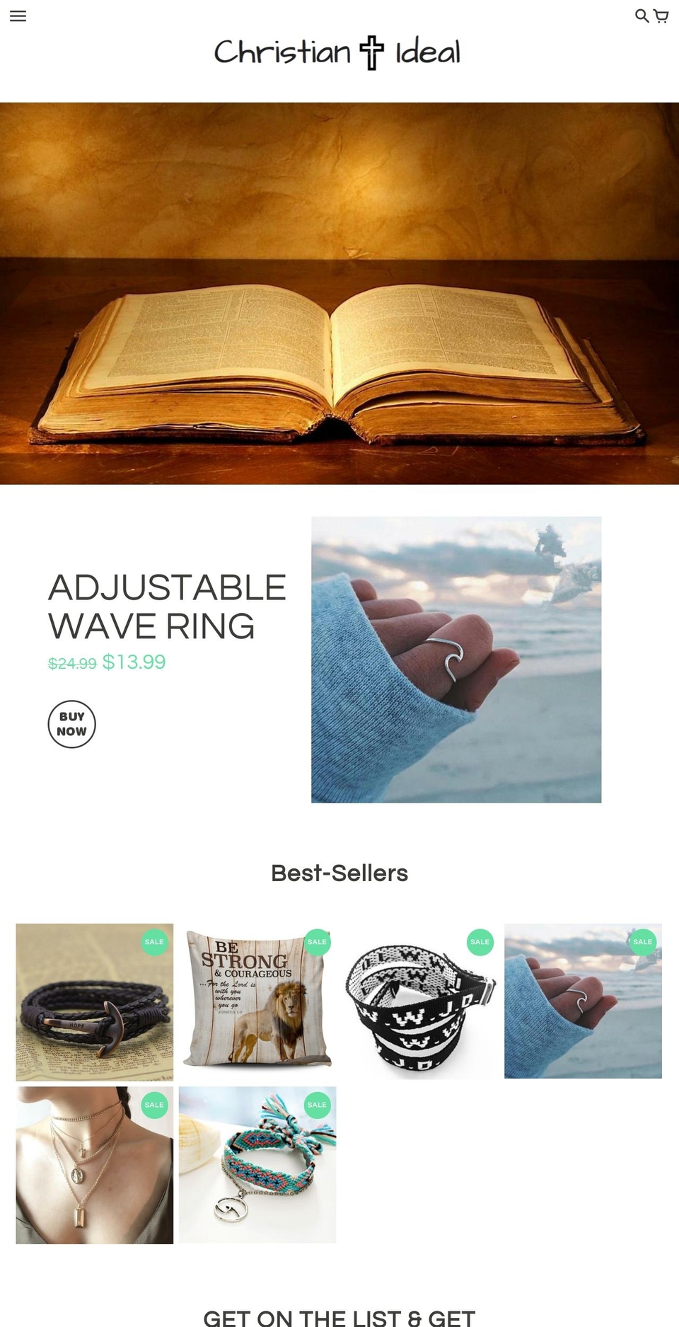 christianideal.com — Shopify storefront screenshot