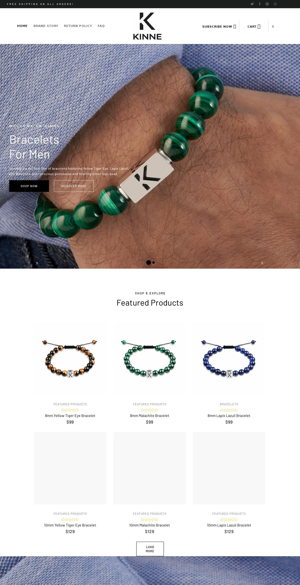 christiankinne.com — Shopify storefront screenshot