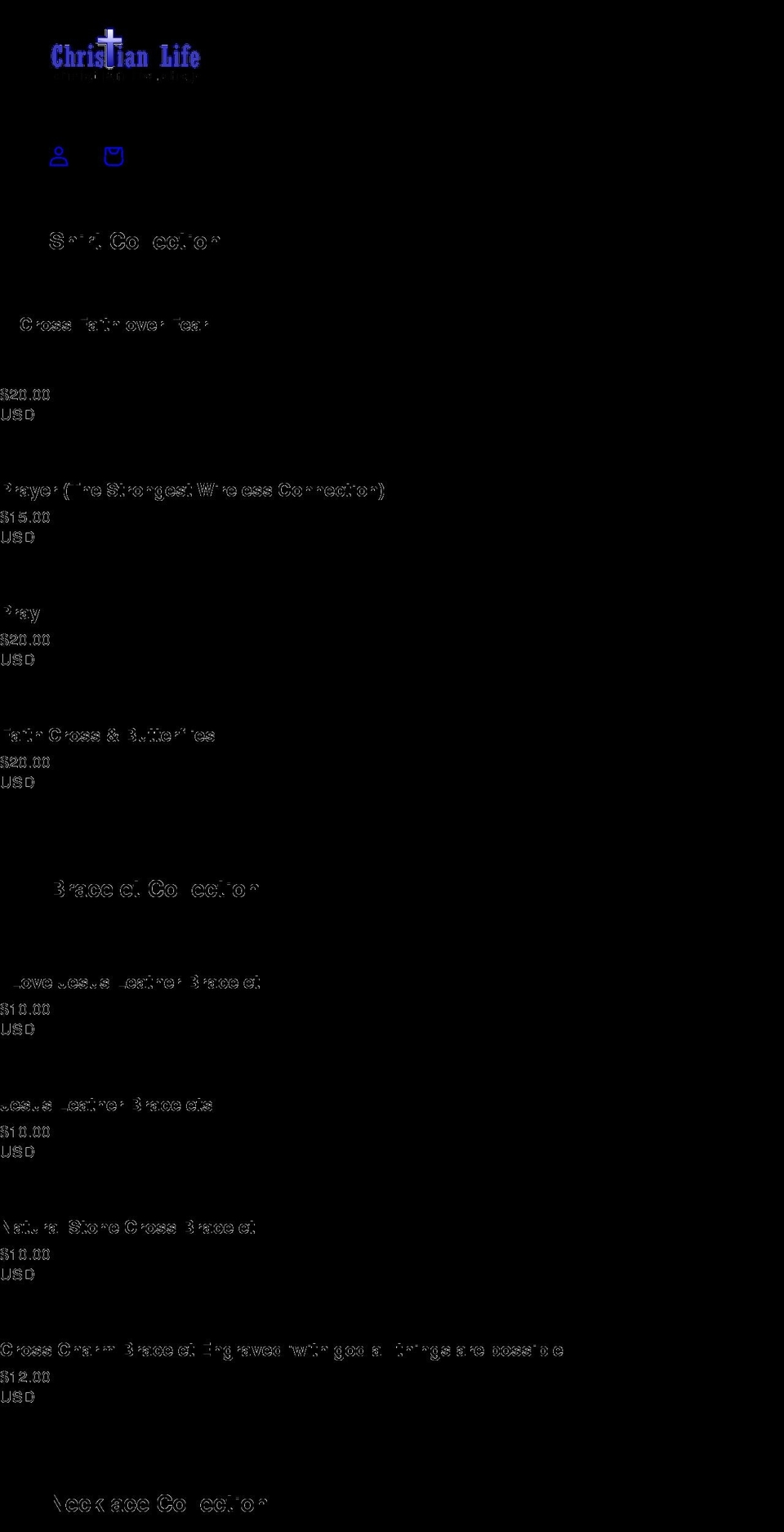 christianlife.shop shopify website screenshot