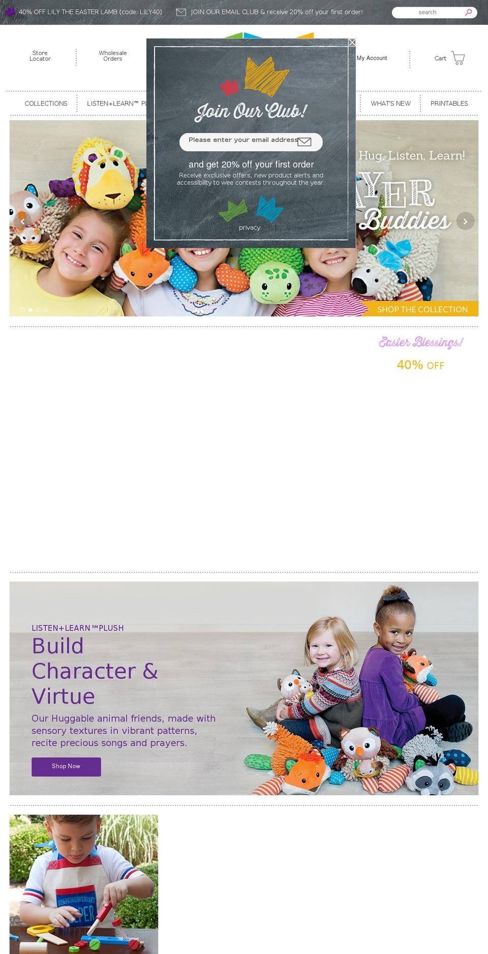 christianplush.com shopify website screenshot