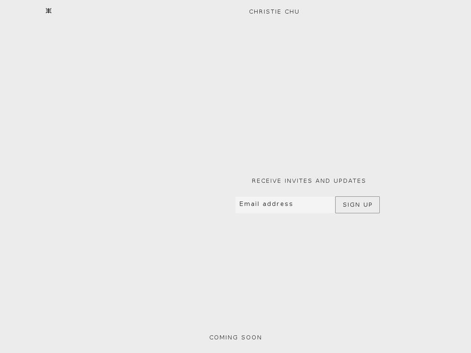 Preview Shopify theme site example christiechu.com