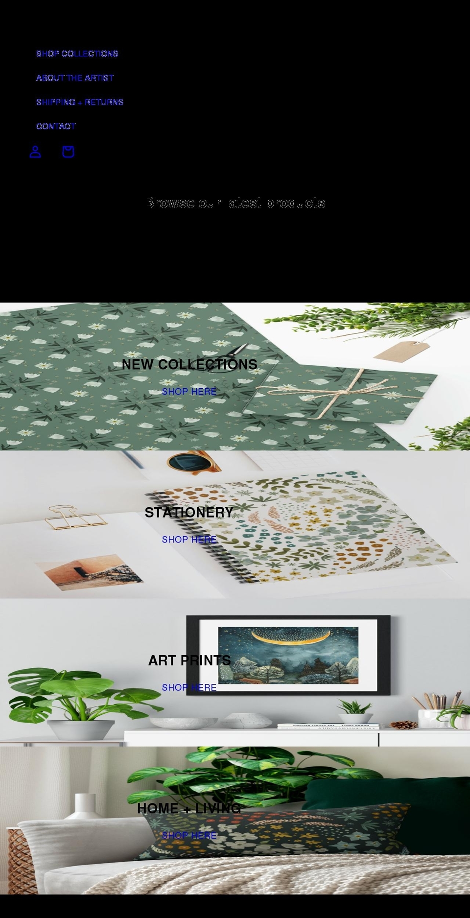 christiesailors.com shopify website screenshot