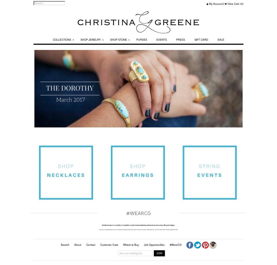 -FallStyle Shopify theme site example christina-greene.com