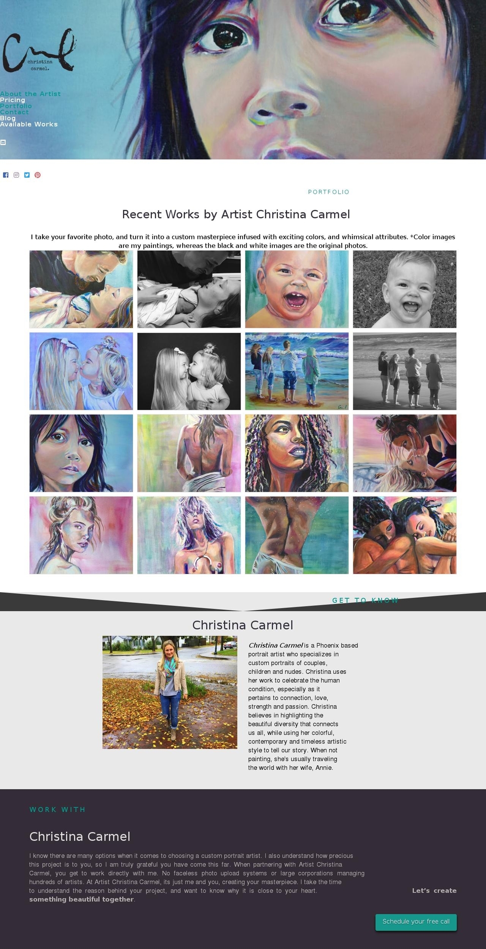 christinahoyt.com — Shopify storefront screenshot