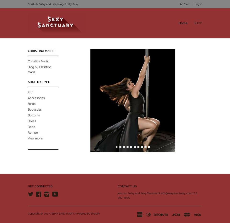 christinamarie.org shopify website screenshot