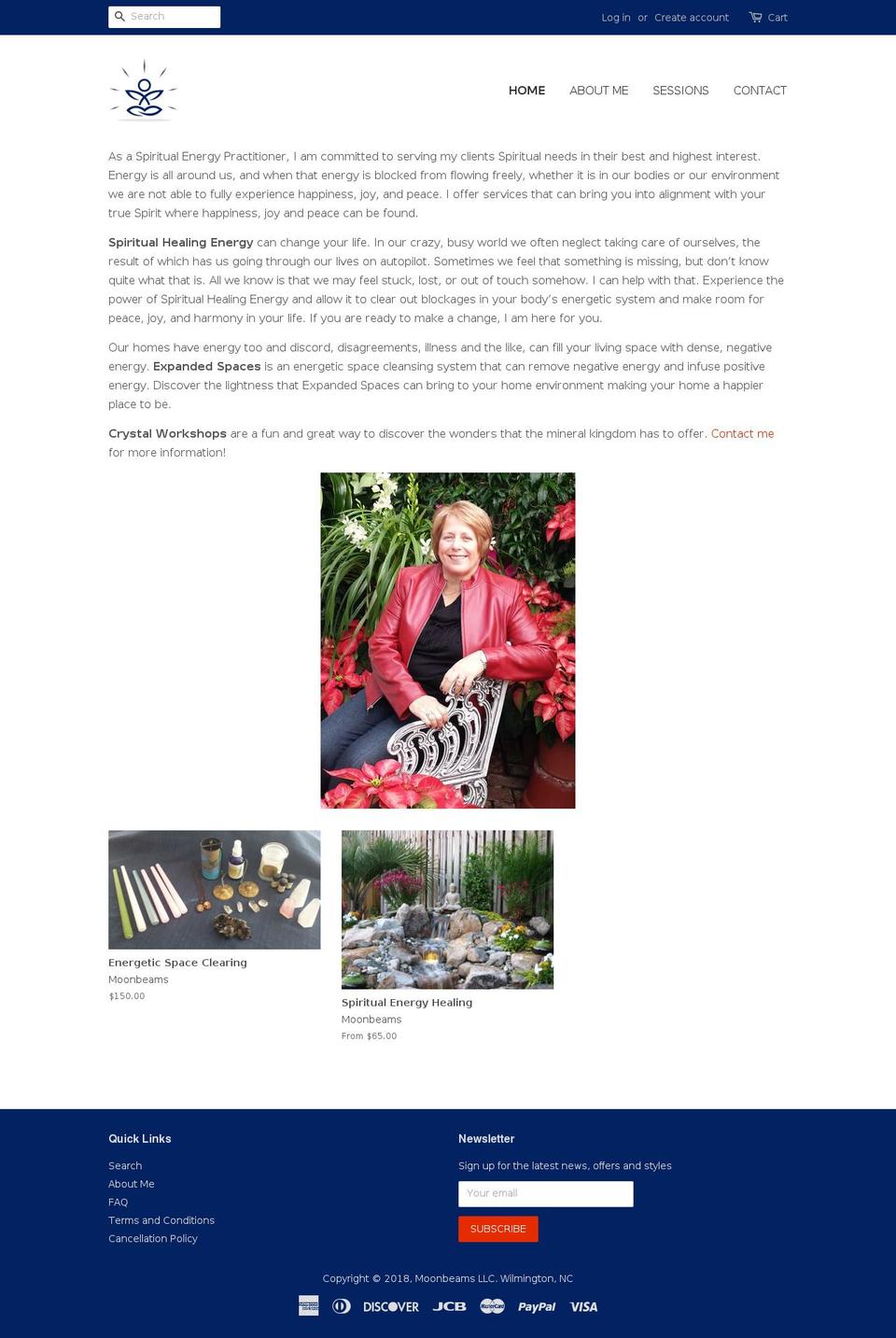 christineasimpson.com shopify website screenshot