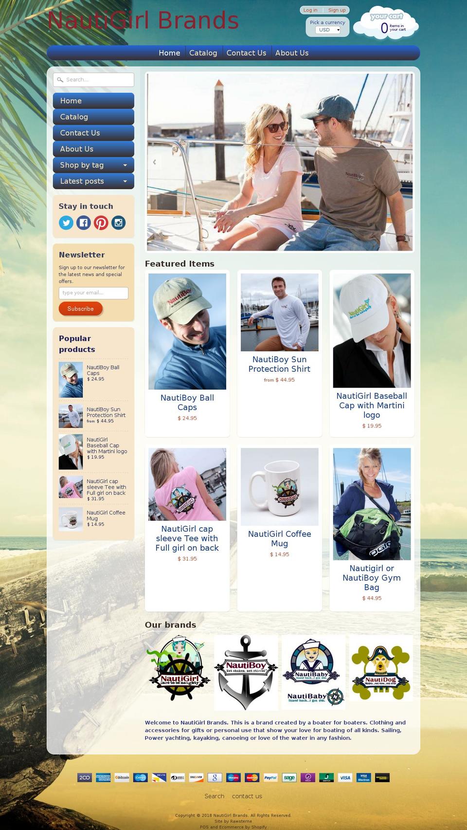 christinepalmerton.com — Shopify storefront screenshot