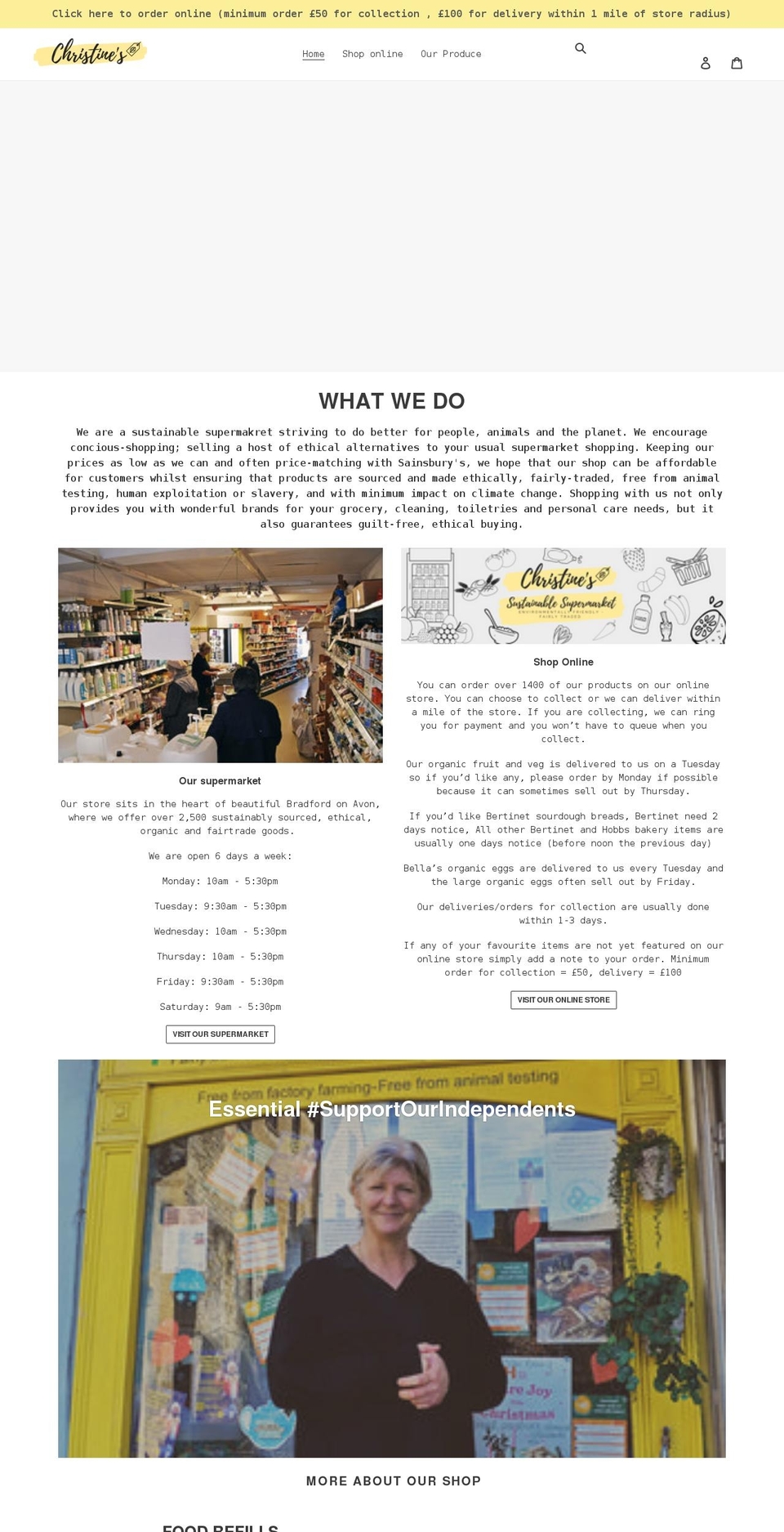 christinesboa.co.uk shopify website screenshot